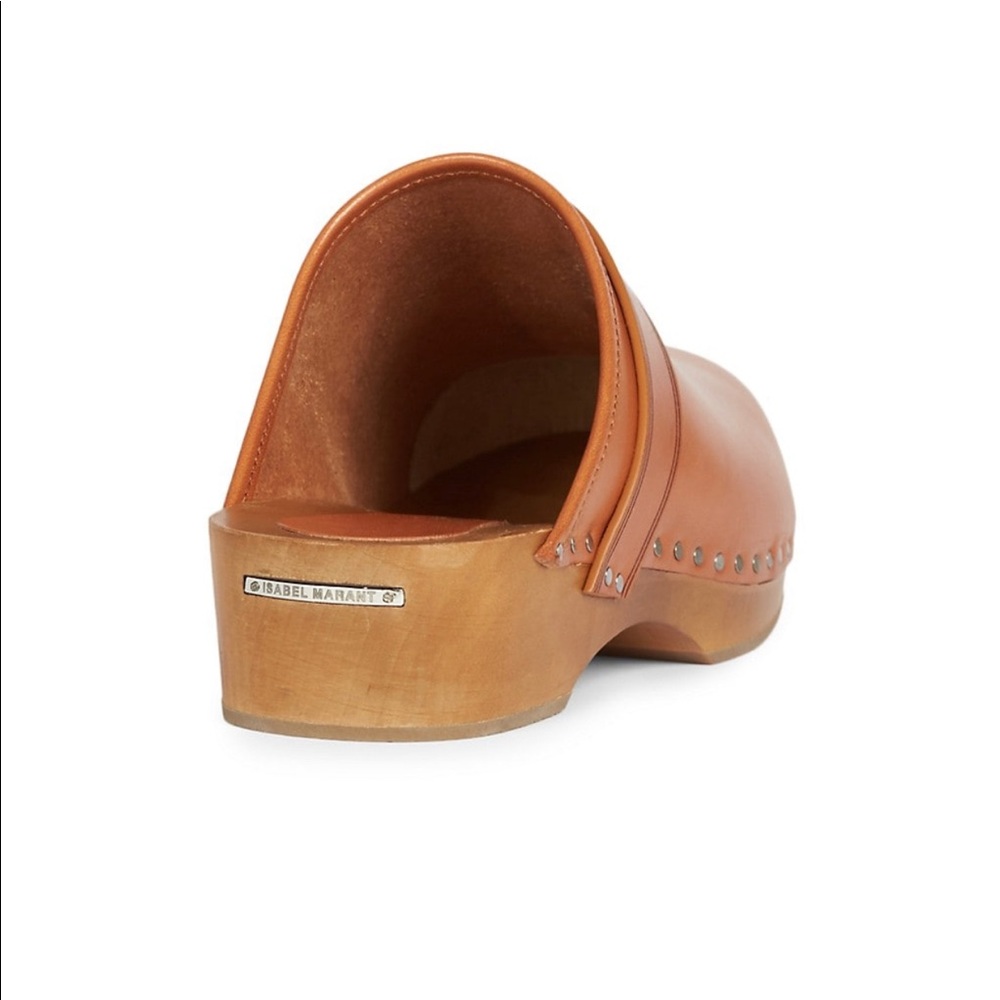 Isabel Marant, Thalie Studded Leather Clogs.  Worn for 2 hours.  As good…